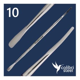   COLIBRI STEEL Obojstranný zatláčač nechtovej kožičky, na ošetrenie diabetikov