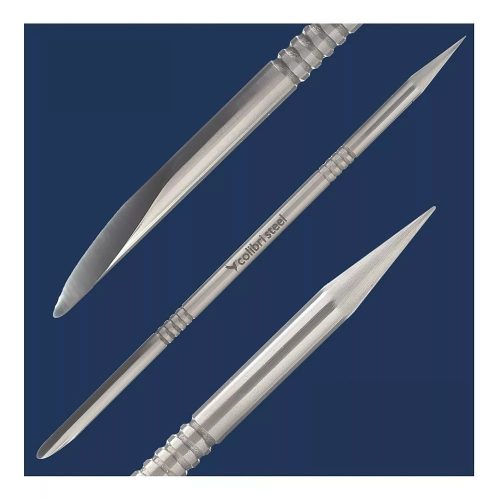 Oranžová drevená tyč" 14 cm, obojstranná, COLIBRI 20