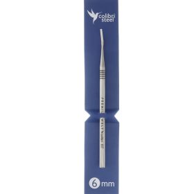 Široké dláto, skosený krk, 2 mm hrana, Colibri (6 mm)