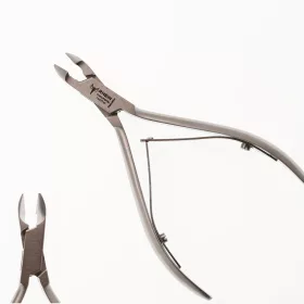   Diabetické kliešte na kožu so zaoblenou hlavou a dvojitou listovou pružinou 11 cm/10 mm - Rhein