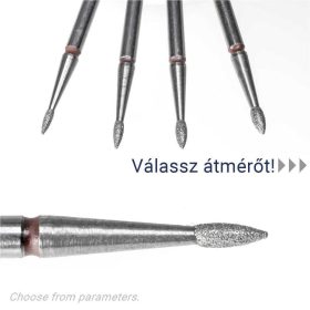 IQNAILS Diamantová fréza, malá guľôčka, jemná, 1,4 mm