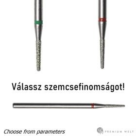 IQNAILS Diamantová frézka, kužeľ, jemná, 1,4 mm