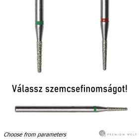 IQNAILS Diamantová frézka, kužeľ, hrubá, 1,4 mm