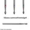 IQNAILS Diamantová fréza, malá guľôčka, jemná, 2,3 mm