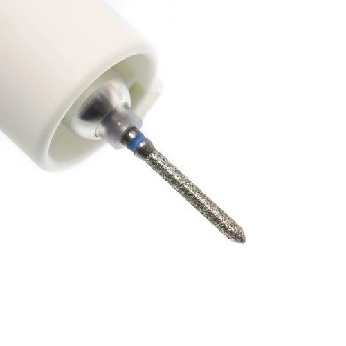 IQNAILS Diamantová frézka s paralelnými stenami,kužeľ, so zaobleným hrotom, stredná, 1,8 mm