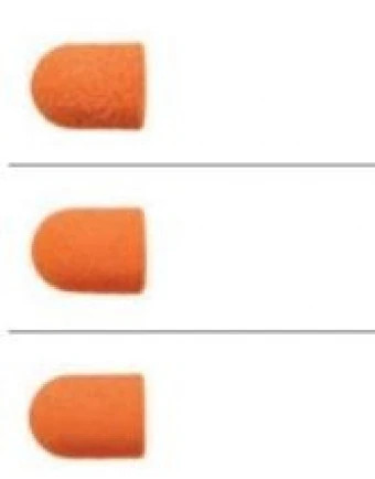 LUKAS ORANGE Brúsna čiapočka, stredná, 5 mm, 10 kusov