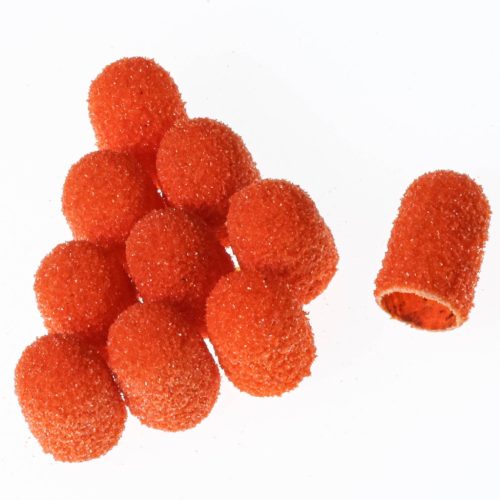 LUKAS ORANGE Brúsna čiapočka, hrubá, 7 mm, 10 ks