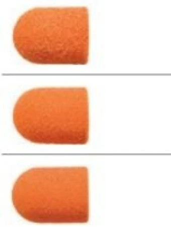LUKAS ORANGE Brúsna čiapočka, stredná, 7 mm, 10 kusov