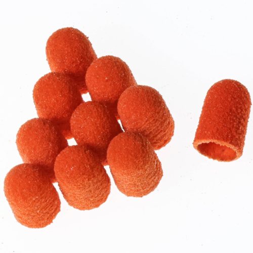 LUKAS ORANGE Brúsna čiapočka, stredná, 7 mm, 10 kusov