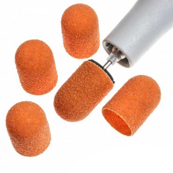 LUKAS ORANGE Brúsna čiapočka, hrubá, 16 mm, 10 kusov