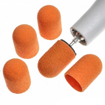 LUKAS ORANGE Brúsna čiapočka, stredná, 16 mm, 10 kusov