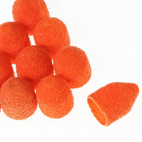 LUKAS ORANGE Brúsny kužeľ, hrubý, 7 mm, 10 kusov
