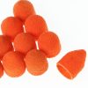 LUKAS ORANGE Brúsny kužeľ, hrubý, 10 mm, 10 kusov