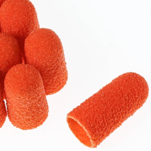 LUKAS ORANGE Brúsna čiapočka, dlhá, hrubá, 11 mm, 10 ks