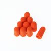 LUKAS ORANGE Brúsna čiapočka, dlhá, stredná, 11 mm, 10 ks
