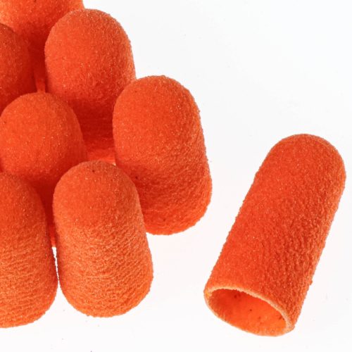 LUKAS ORANGE Brúsna čiapočka, dlhá, stredná, 11 mm, 10 ks