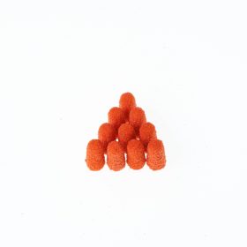 LUKAS ORANGE Brúsna čiapočka, dlhá, hrubá, 5 mm, 10 ks