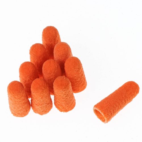 LUKAS ORANGE Brúsna čiapočka, dlhá, jemná, 5 mm, 10 ks