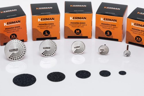 KERMAN Brúsny kotúč pre držiak na pododisk, 15 mm, veľmi hrubý, 50 ks