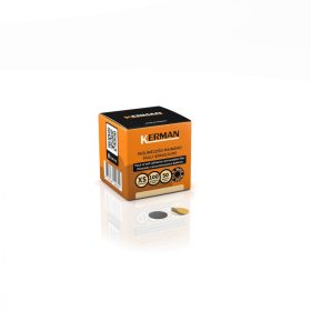   KERMAN Brúsny kotúč pre držiak na pododisk, 10 mm, hrubý, 50 ks