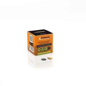   KERMAN Brúsny kotúč pre držiak na pododisk, 10 mm, jemný, 50 ks