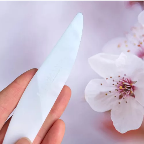 Základňa pilníka na nechty – akrylová, vlnitá, 28*180 mm (Kerman)