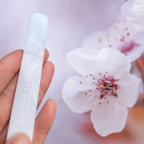 Základňa pilníka na nechty – akrylová, rovná, 18*165*0,8 mm (Kerman)