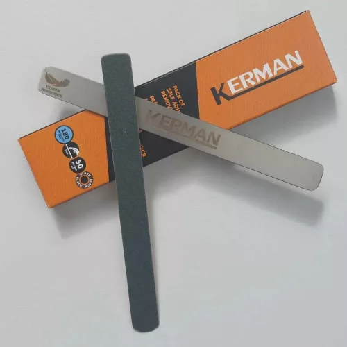 Vymeniteľný list pre pilník na nechty S, 14*135 mm, čierny, zrnitosť 180/stredná (KERMAN) - 50 ks
