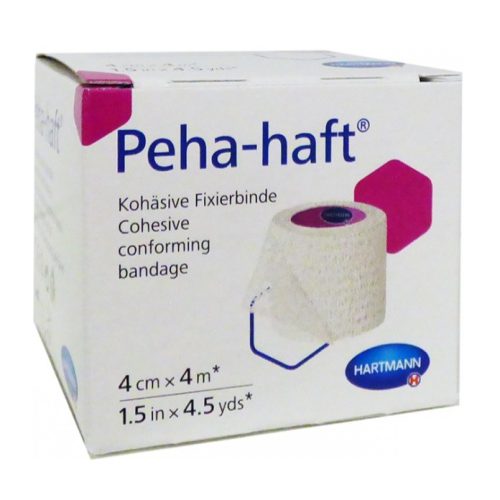HARTMANN Peha-haft Elastické fixačné ovínadlo s dvojnásobným priľnavým efektom, 4 cm x 4 m